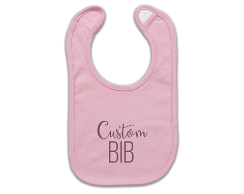 Custom Bib - Pink
