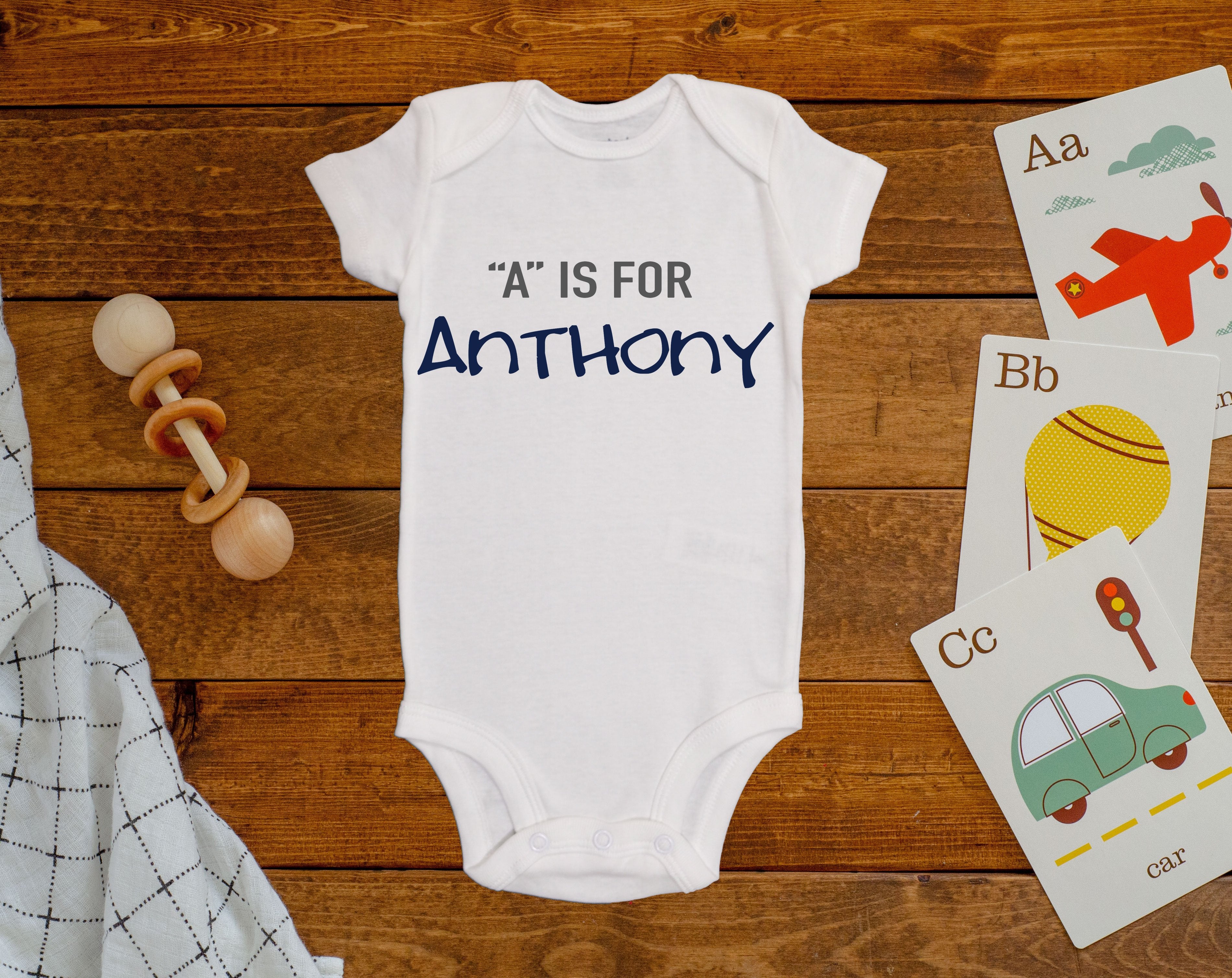 A Is For Anthony Onesie©/Bodysuit