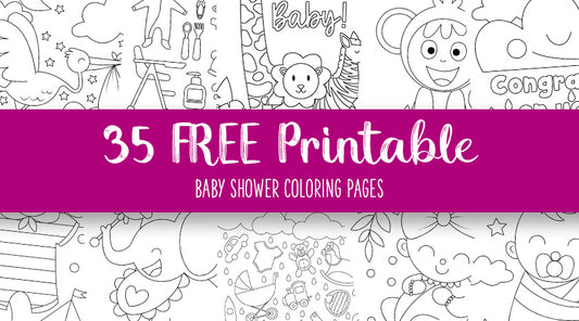 Baby Shower Coloring Pages
