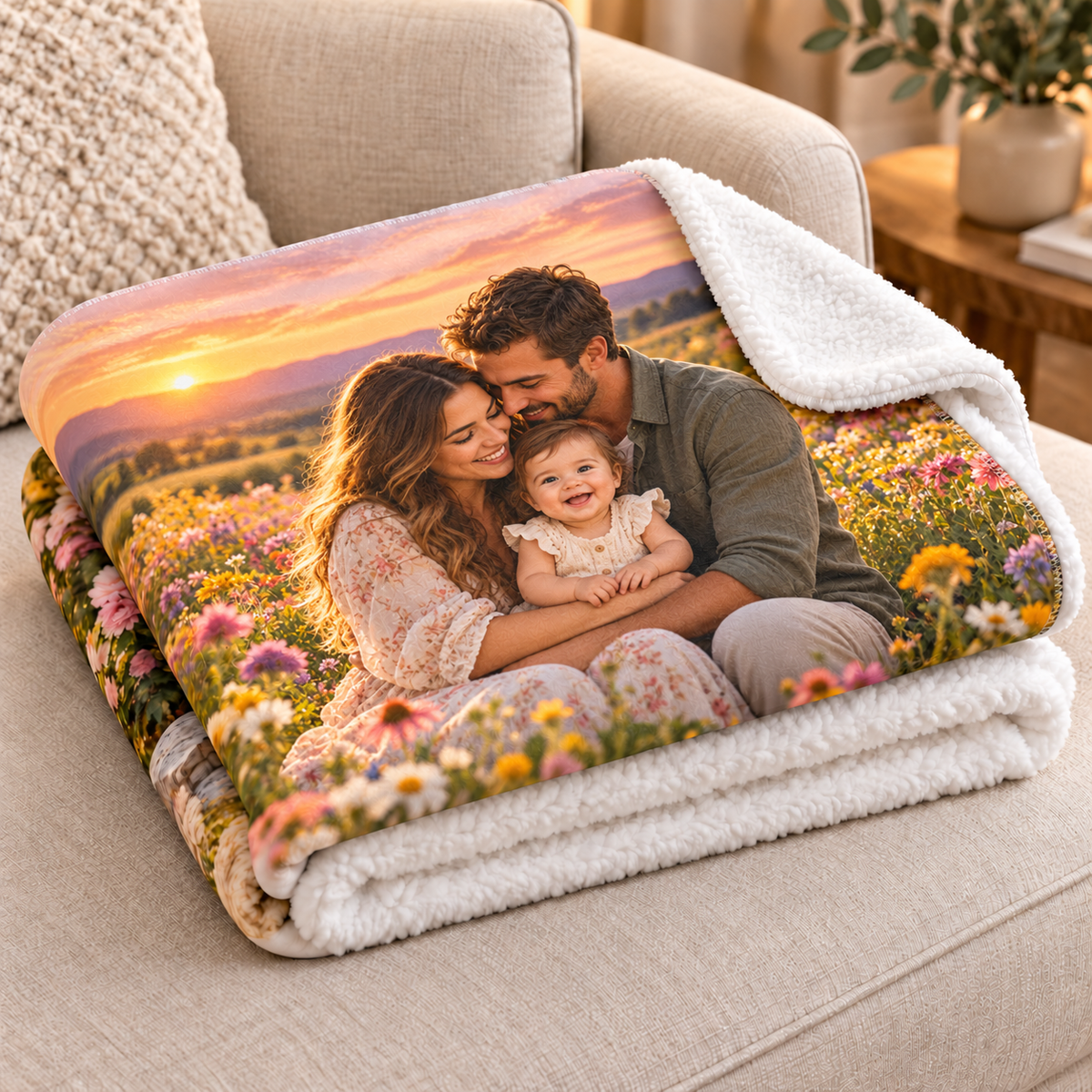 Custom Sherpa Blanket