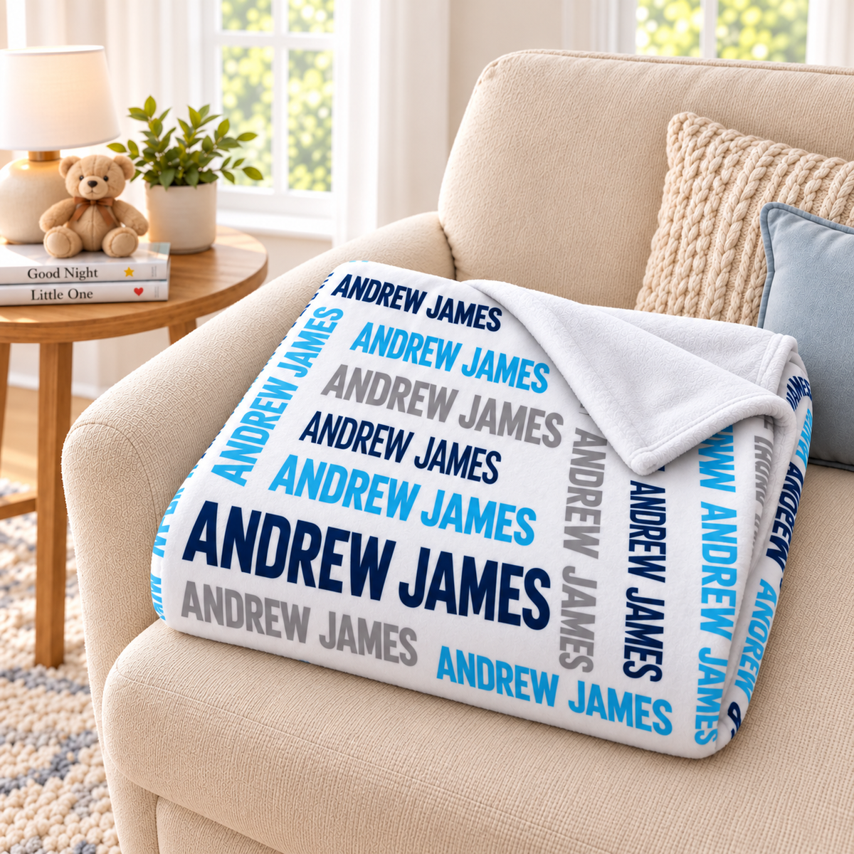Custom Minky Blanket