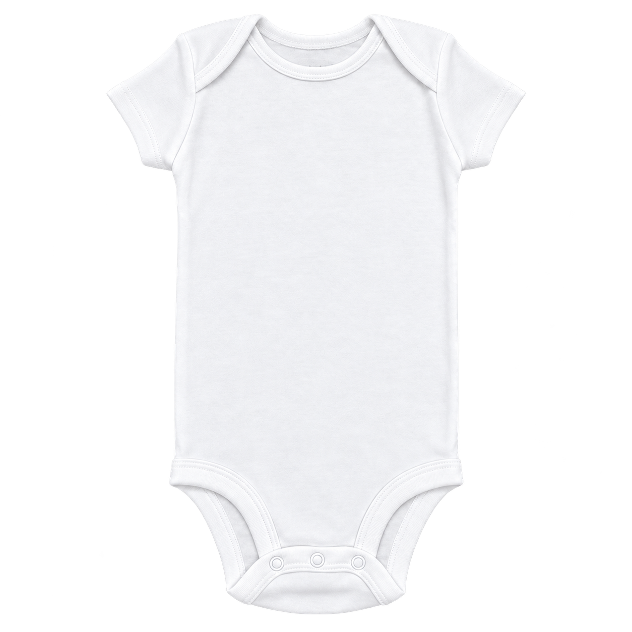 Carters white bodysuit front