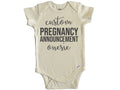 Custom Pregnancy Announcement Onesie