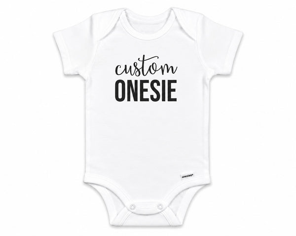 Custom Short Sleeve Onesie