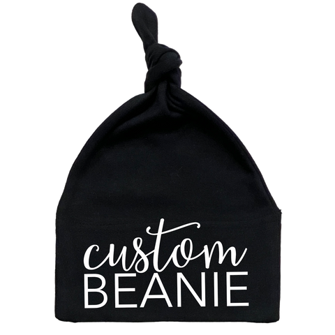 Custom Knotted Baby Beanie