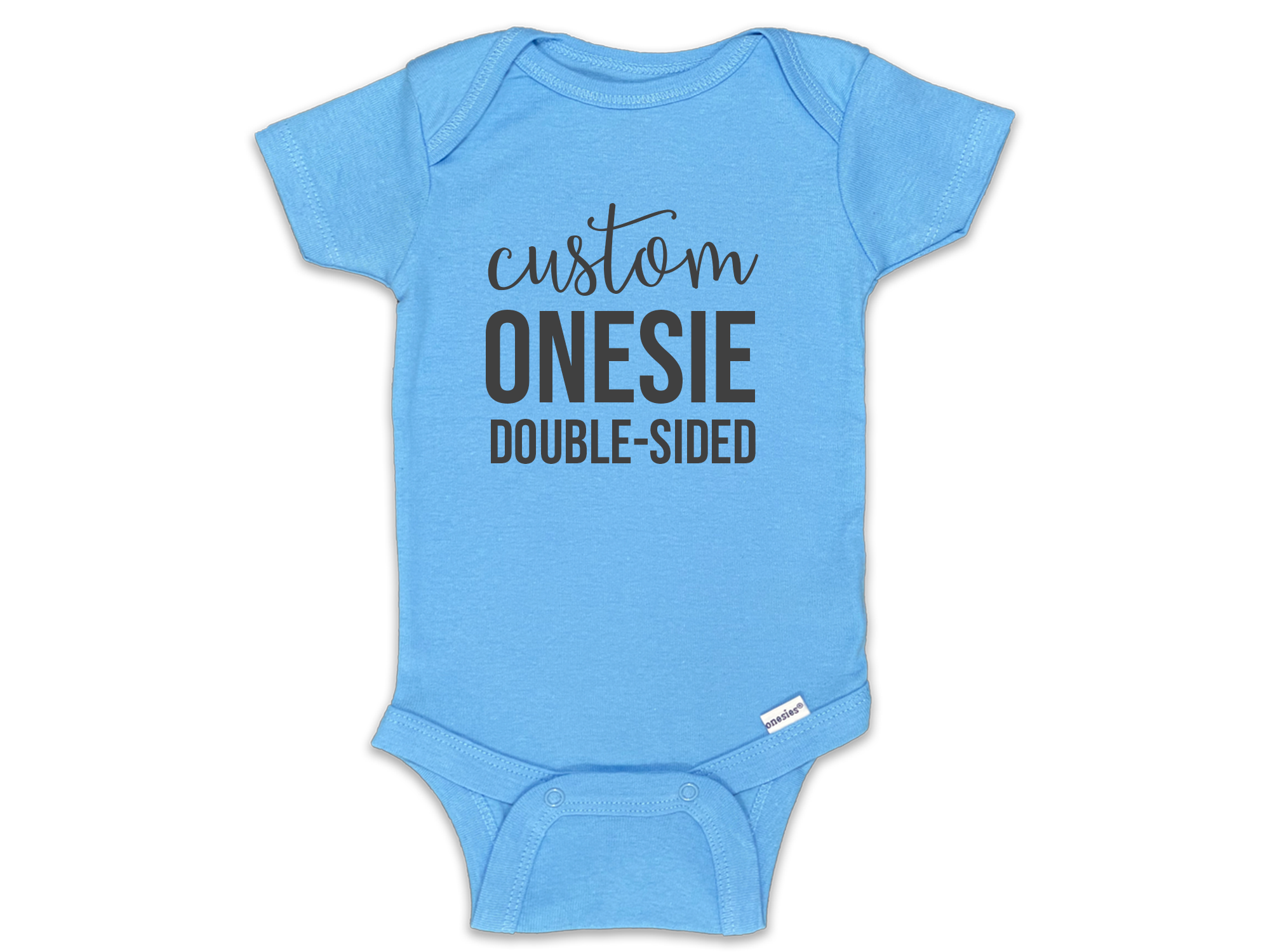 Double Line Short Sleeve Bodysuit