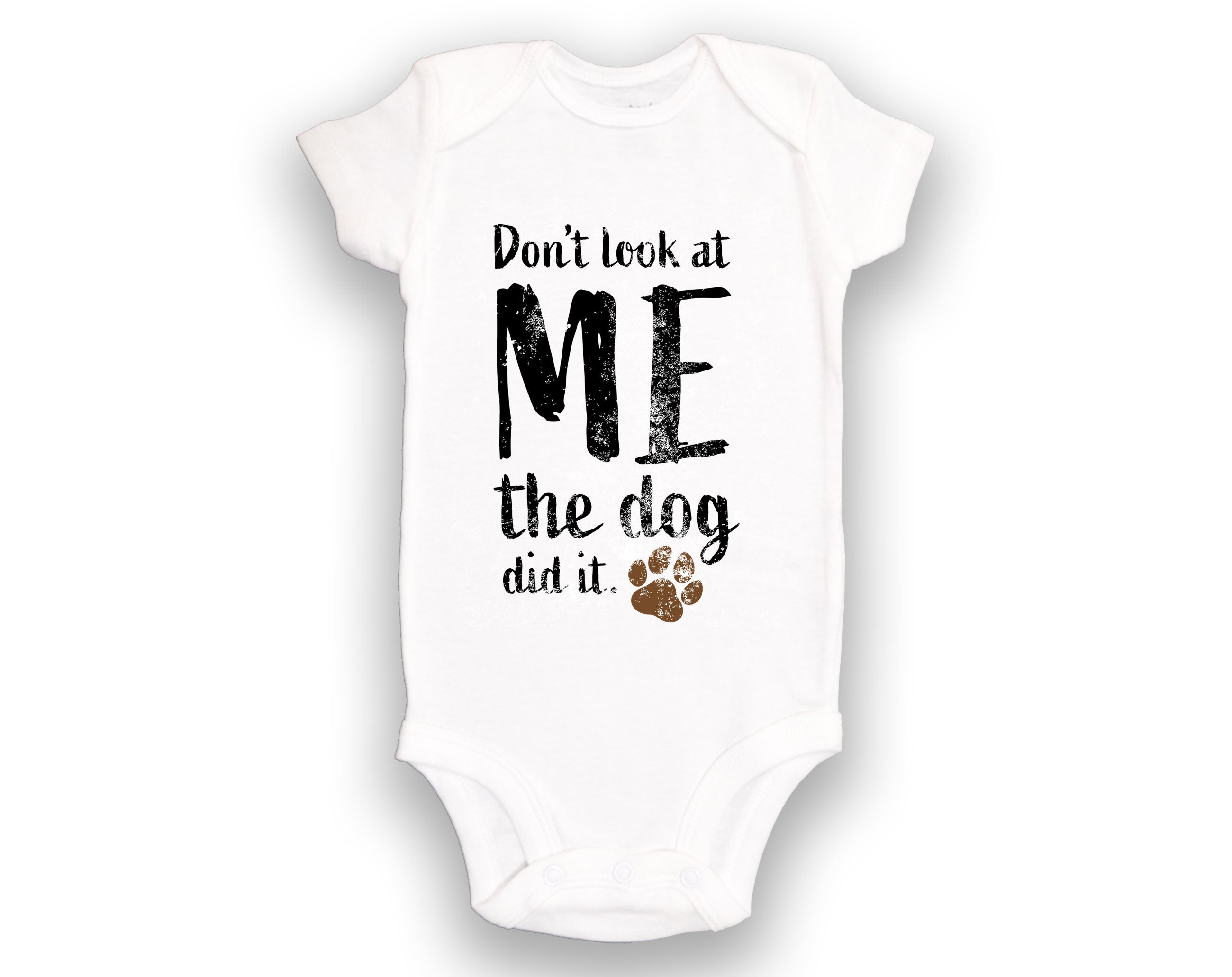 Don't Look at Me. The dog did it Onesie©/Bodysuit