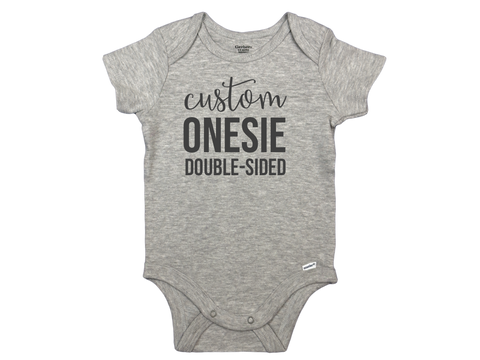 Custom Short Sleeve Onesie
