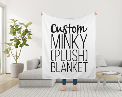 Custom Minky Blanket