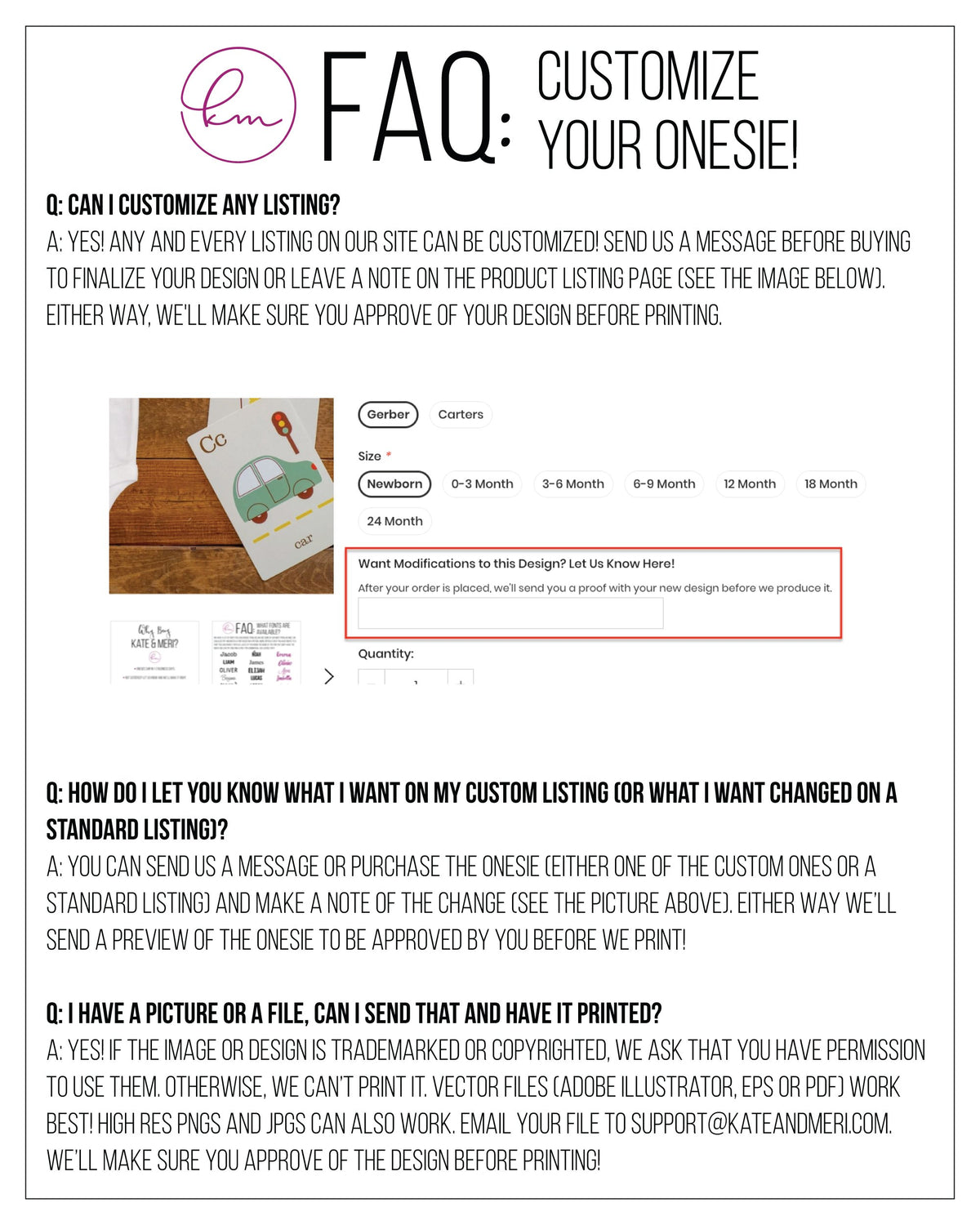 C is for Chloe Onesie©/Bodysuit