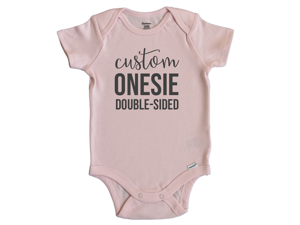 Custom Short Sleeve Onesie