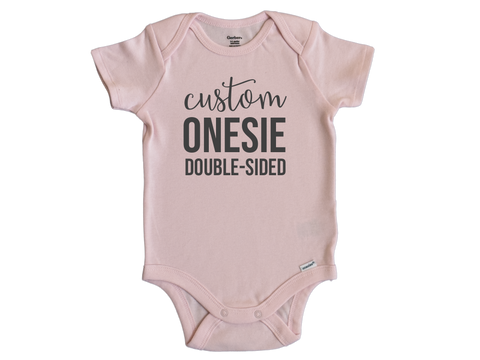 Cute custom sales baby onesies