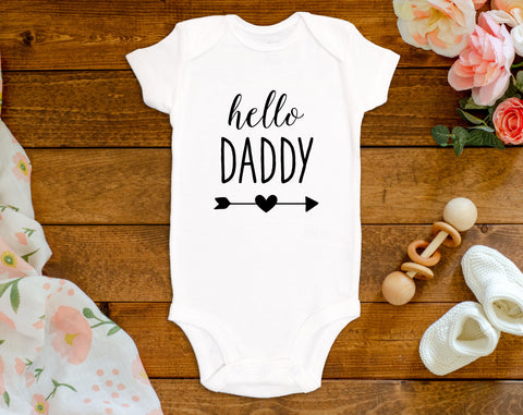 Hello Daddy Onesie©/Bodysuit