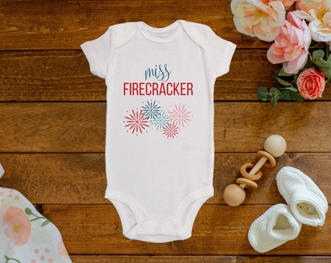 Miss Firecracker Onesie©/Bodysuit