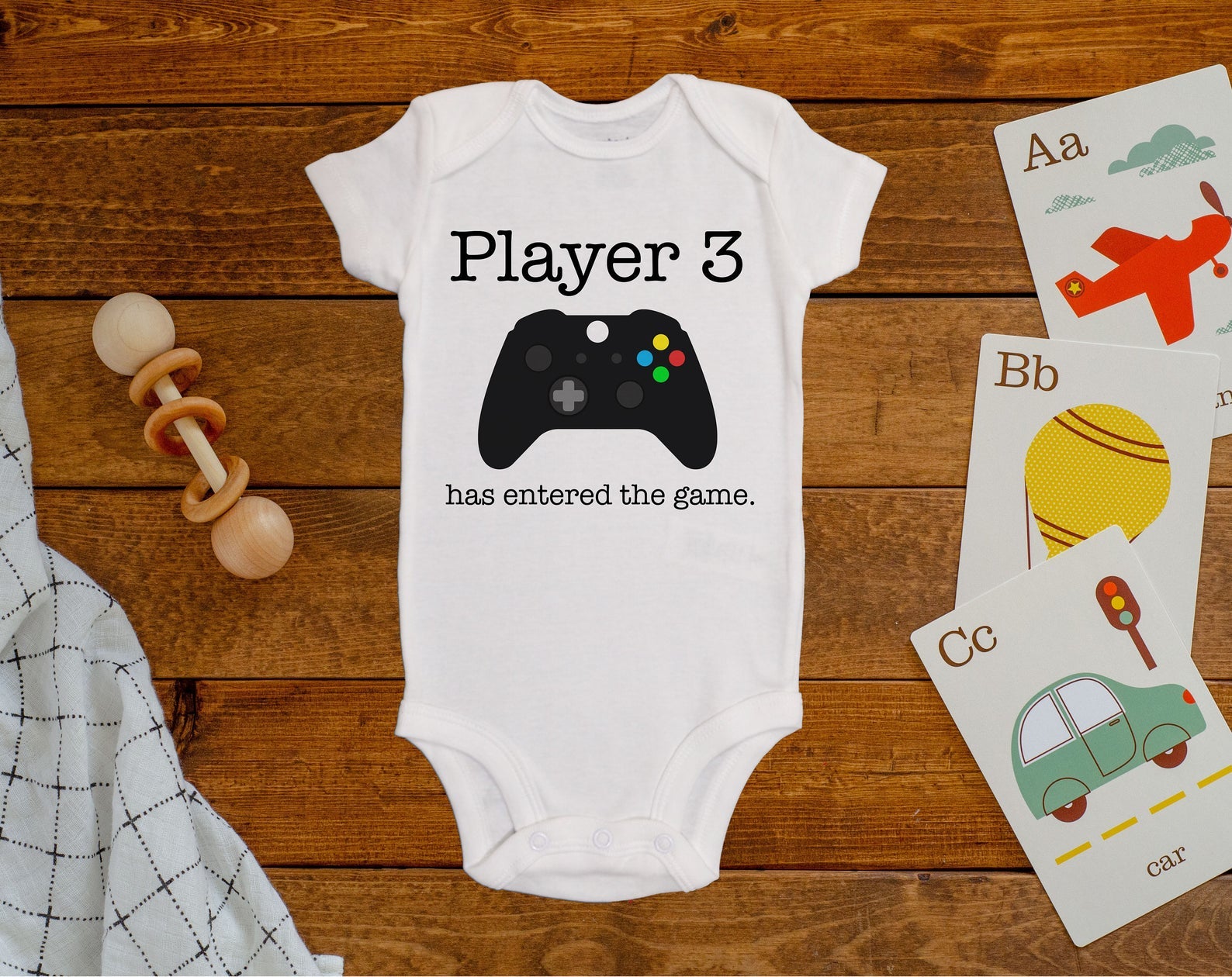 Player 3 Has Entered the Game Onesie©/Bodysuit