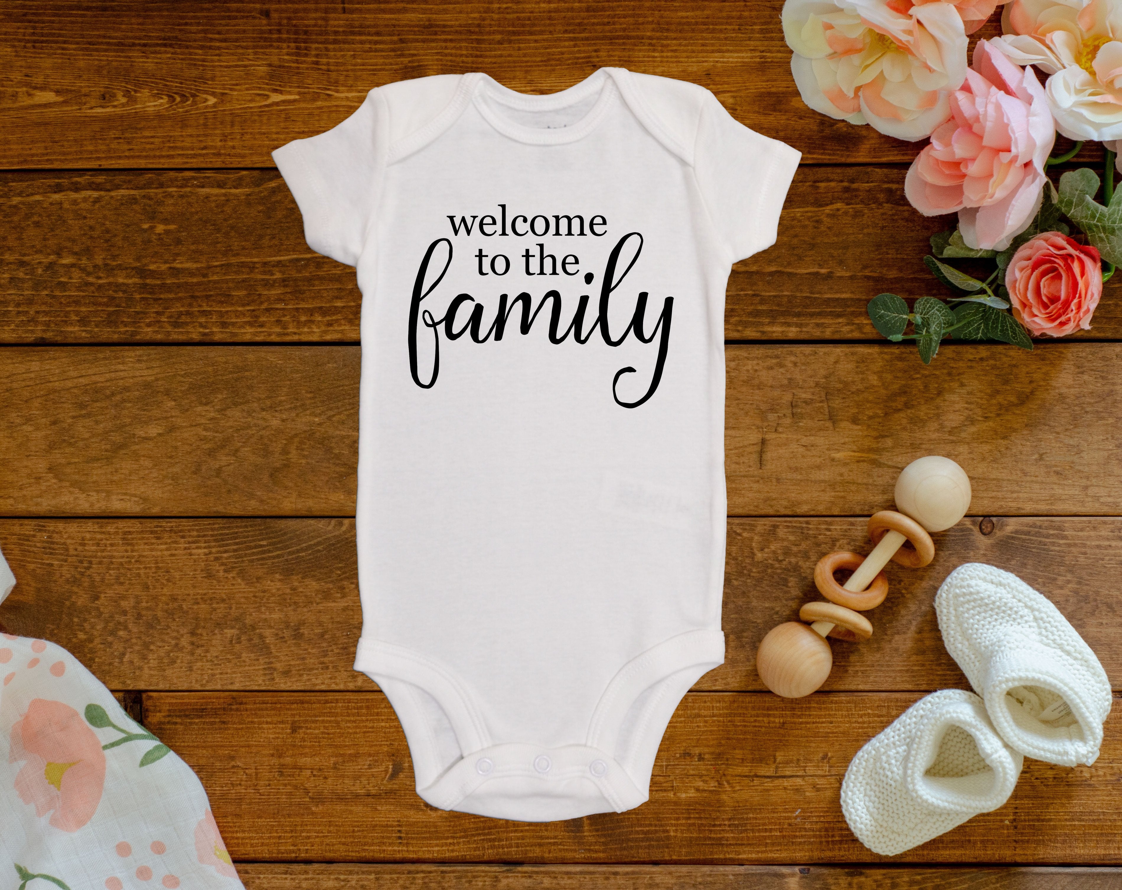 Welcome To The Family Onesie©/Bodysuit